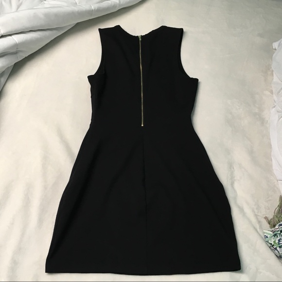Black EXPRESS Dress with front cut - Picture 4 of 4